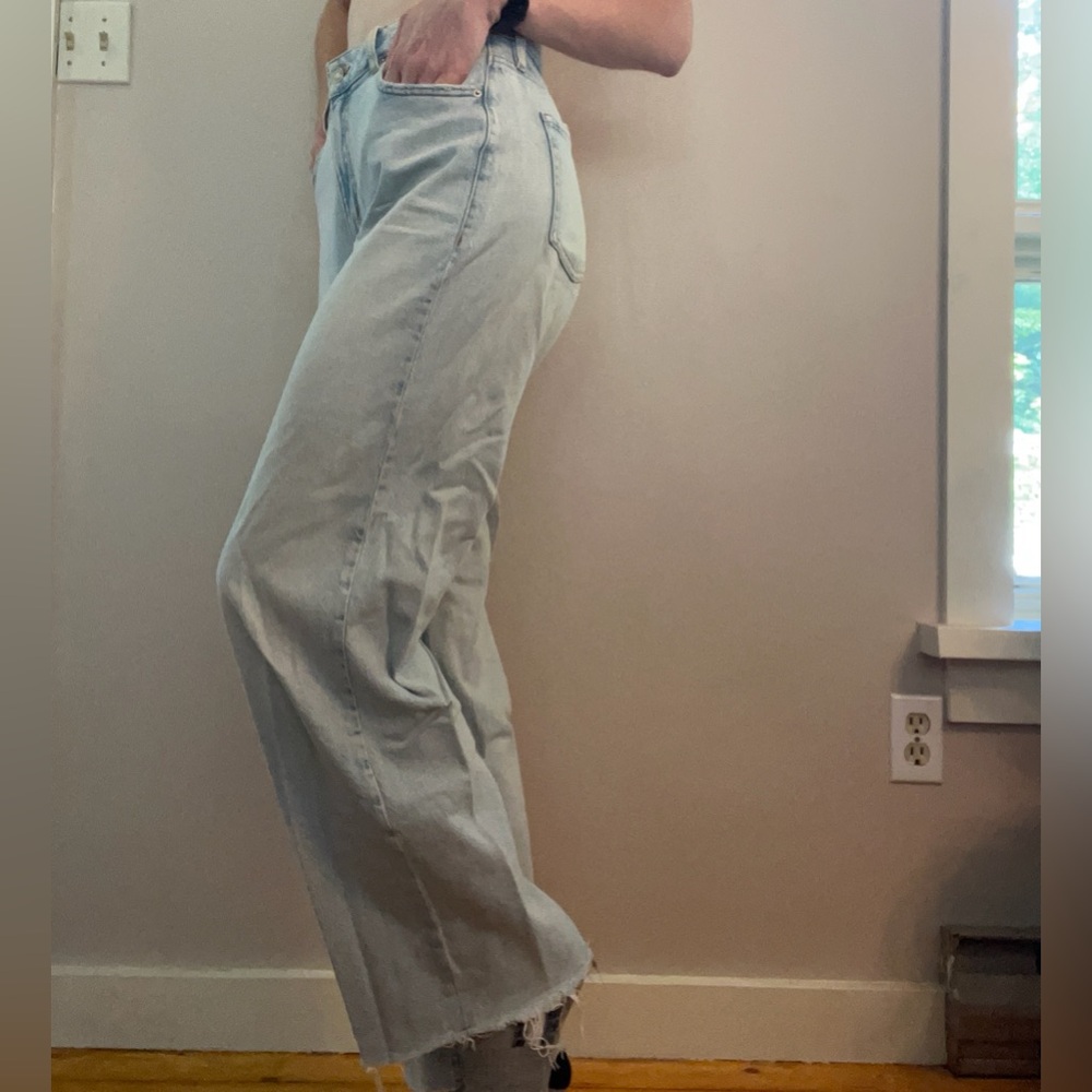 Dynamite Heidi flare fringe jeans size 27
